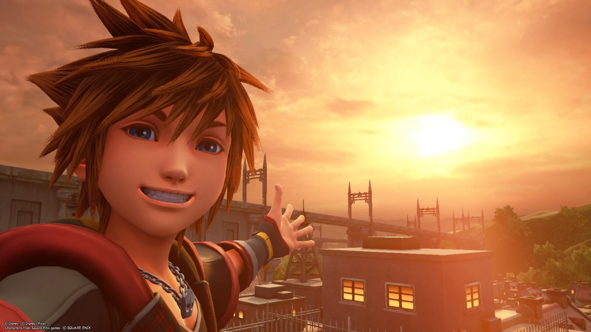 Sora in Twilight Town